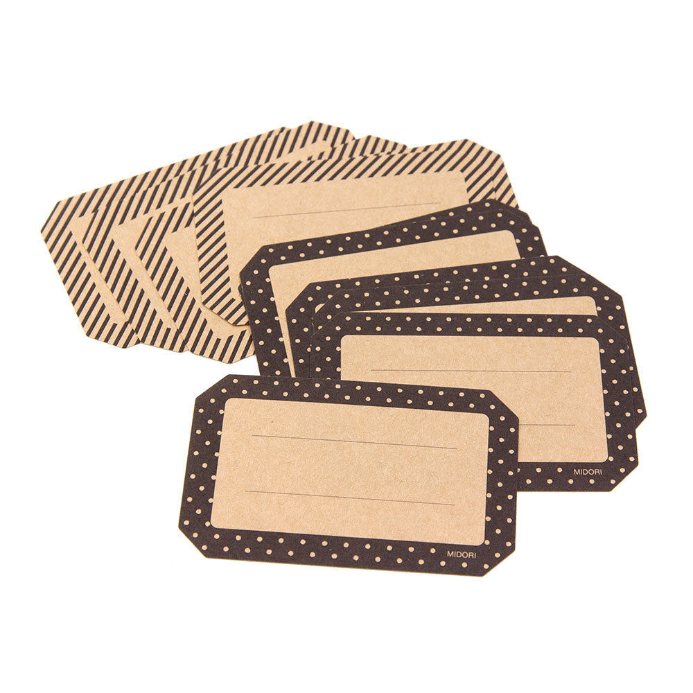 CHOTTO Message Sticker Kraft-Black