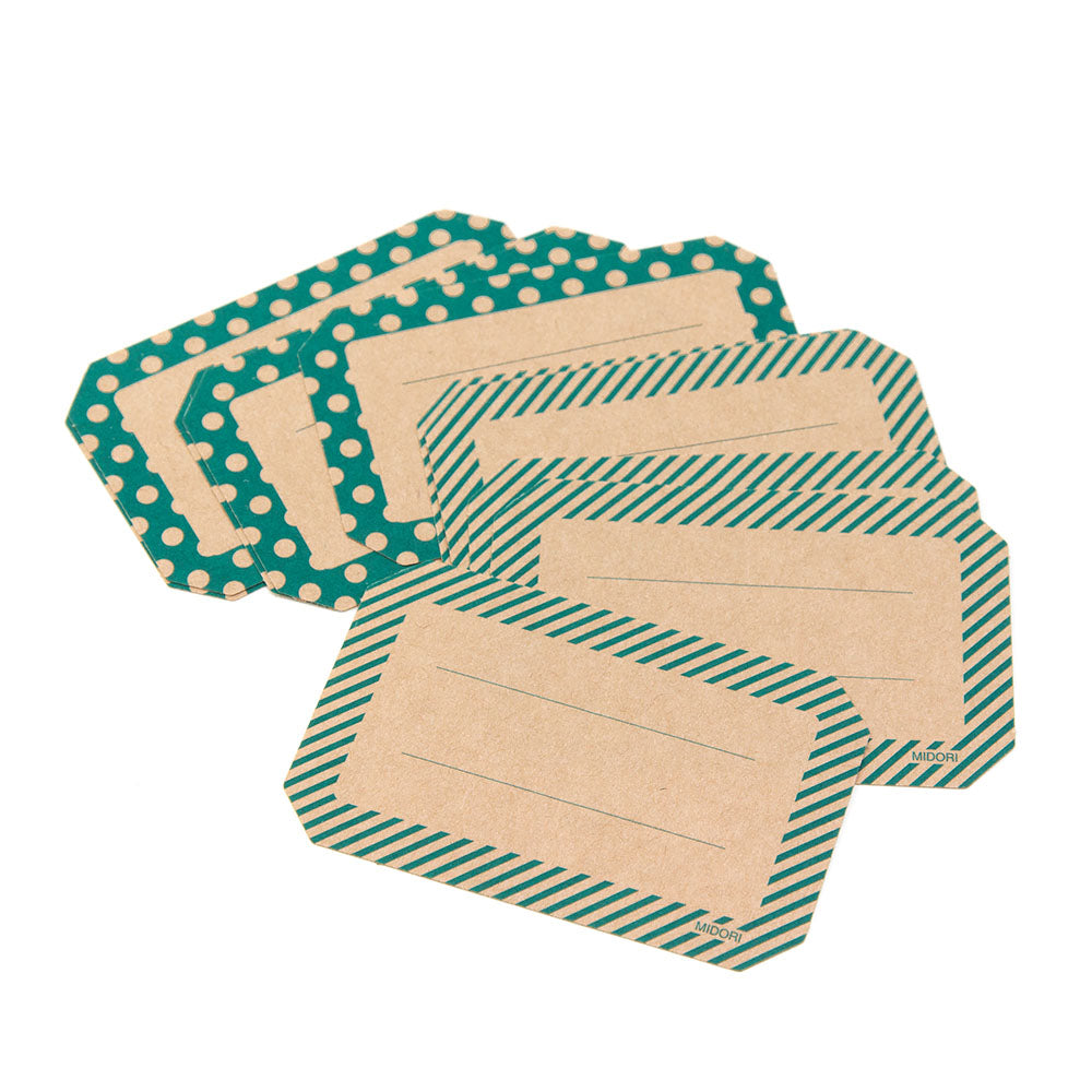 CHOTTO Message Sticker Kraft-Green