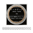 CHOTTO Seal Tape Dots-Stripe Silver