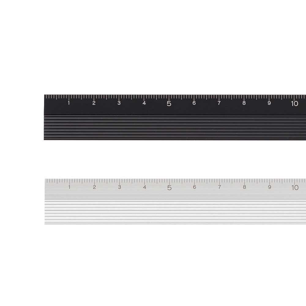 MIDORI Aluminium Ruler Silver