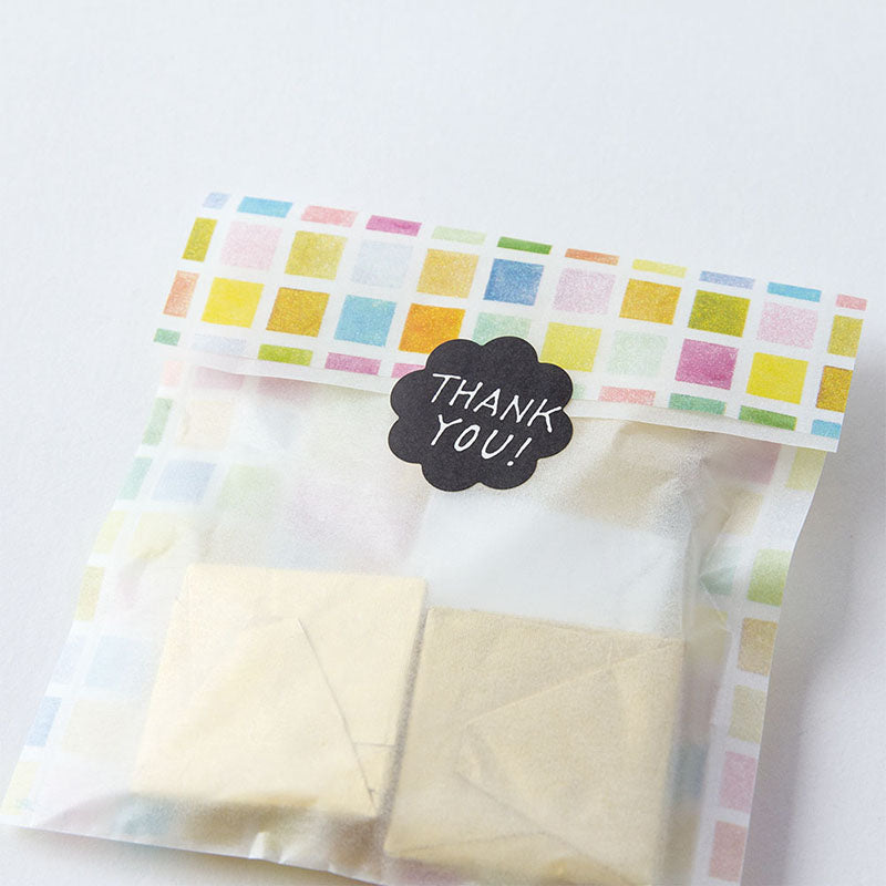 CHOTTO Roll Sticker Message Black