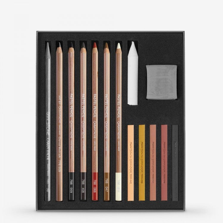 CARAN D'ACHE Artist Art By Flesh & Earth 15/Set