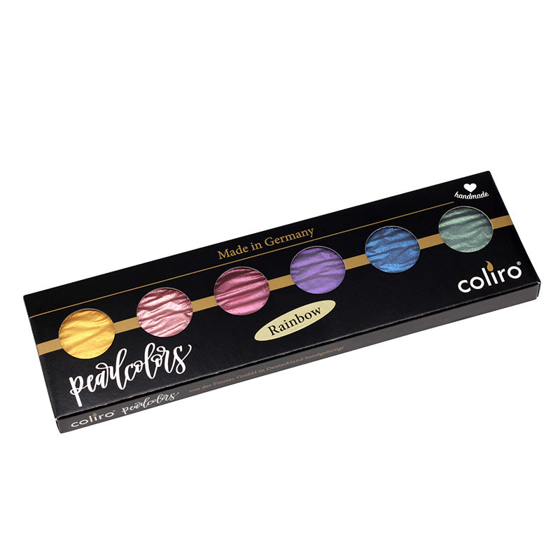 coliro Pearl Color Set 30mm Rainbow 6 Colours
