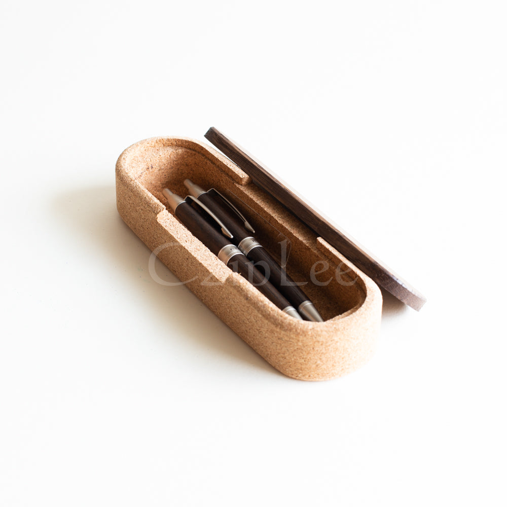 UNI Pure Malt Set of Rollerball & Mechanical Pencil Broad Dark Brown