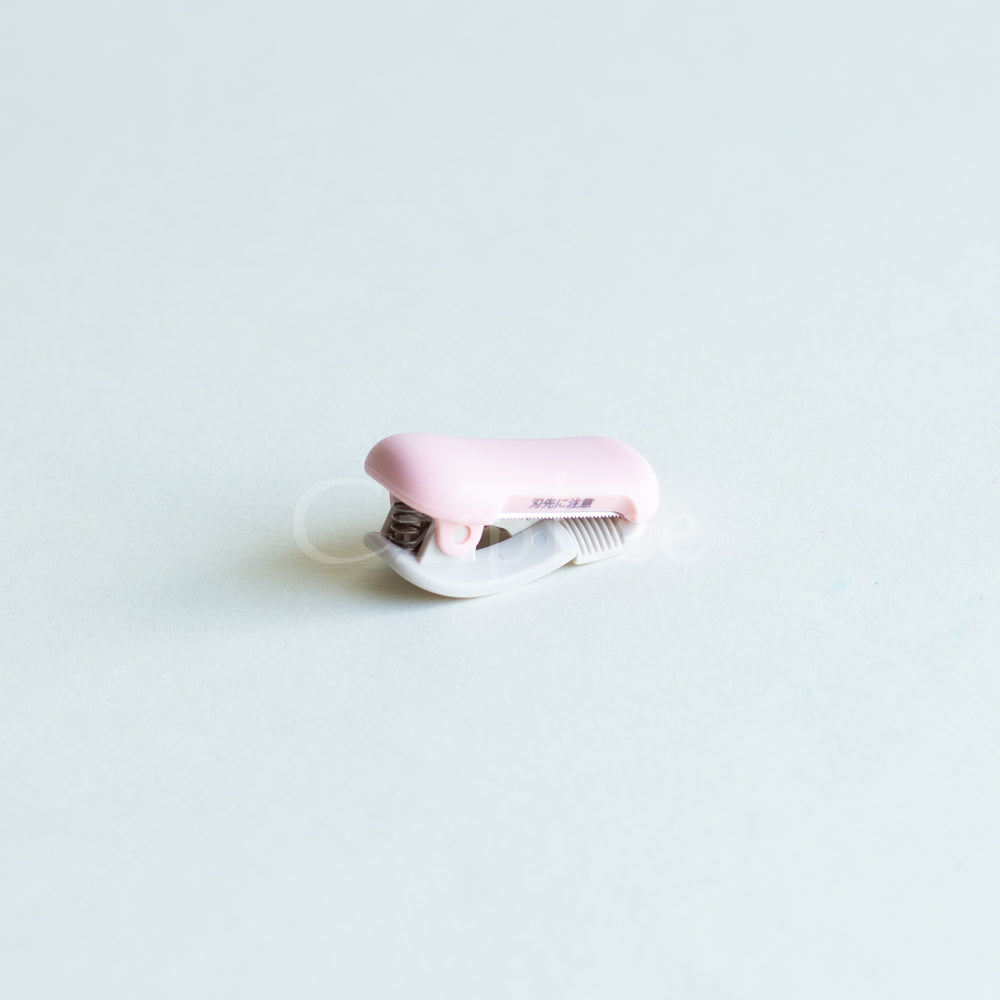 KOKUYO Karu Cut Ring Clip 10-15mm Pastel Pink Default Title