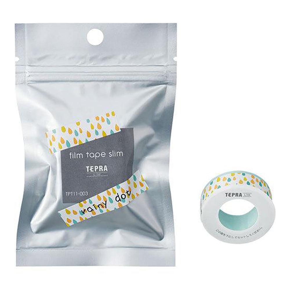 KING JIM Coharu Film Tape 11mm-Rain Dot