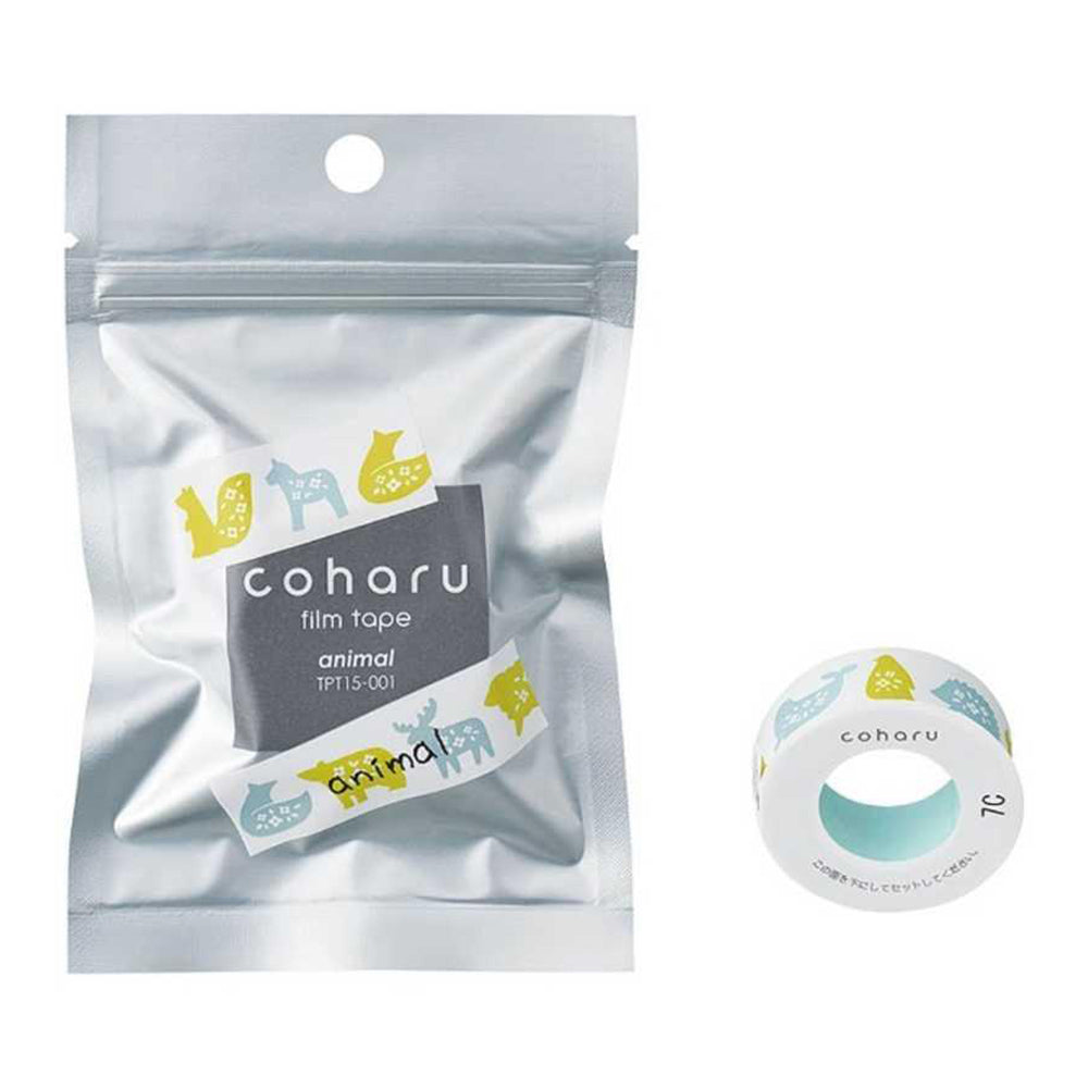 KING JIM Coharu Film Tape 15mm-Animal