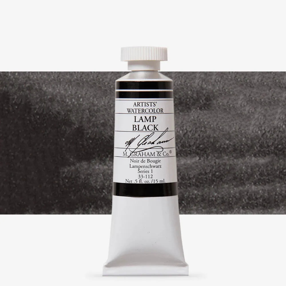 M.Graham 15ml Artists Watercolour 112 Lamp Black