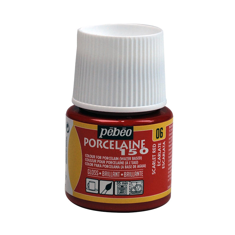 PEBEO Porcelaine 150 45ml Scarlet Red
