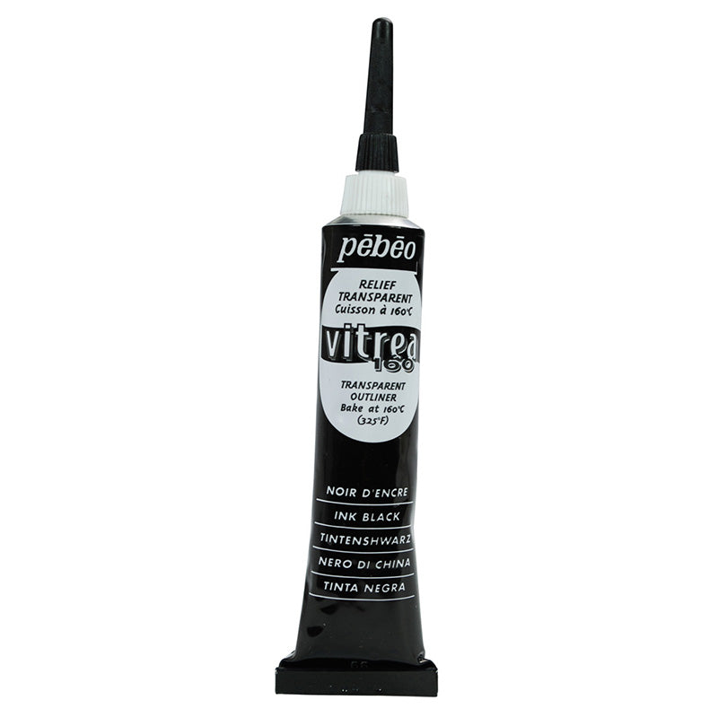 PEBEO Vitrea 160 Outliner 20ml Ink Black