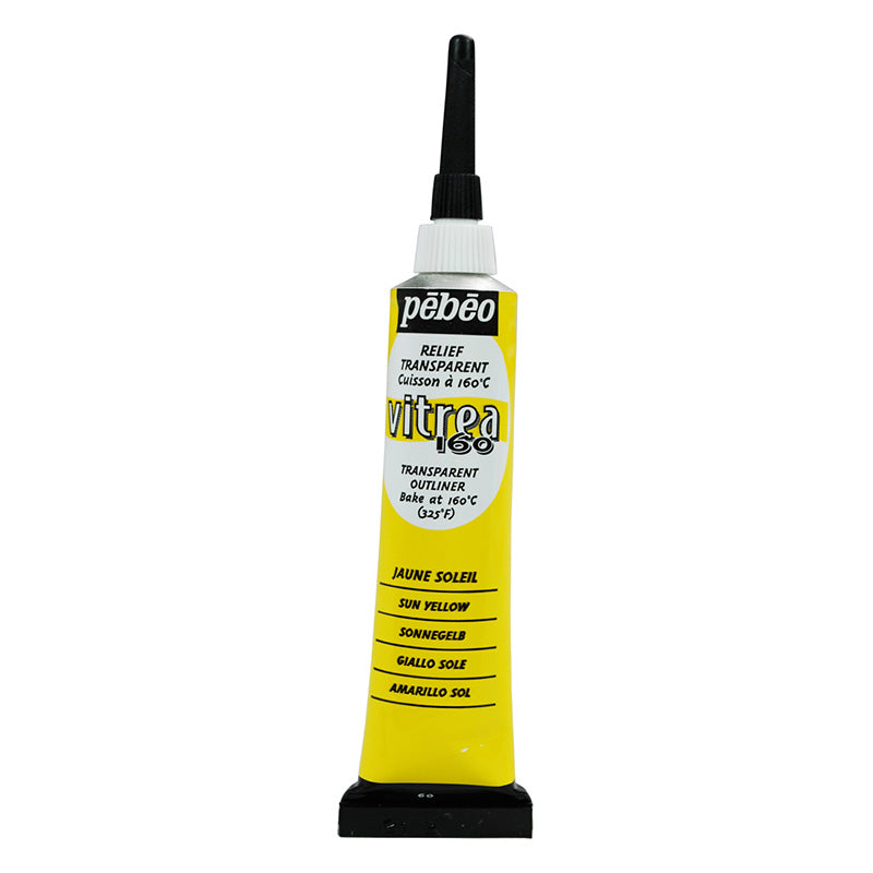 PEBEO Vitrea 160 Outliner 20ml Sum Yellow