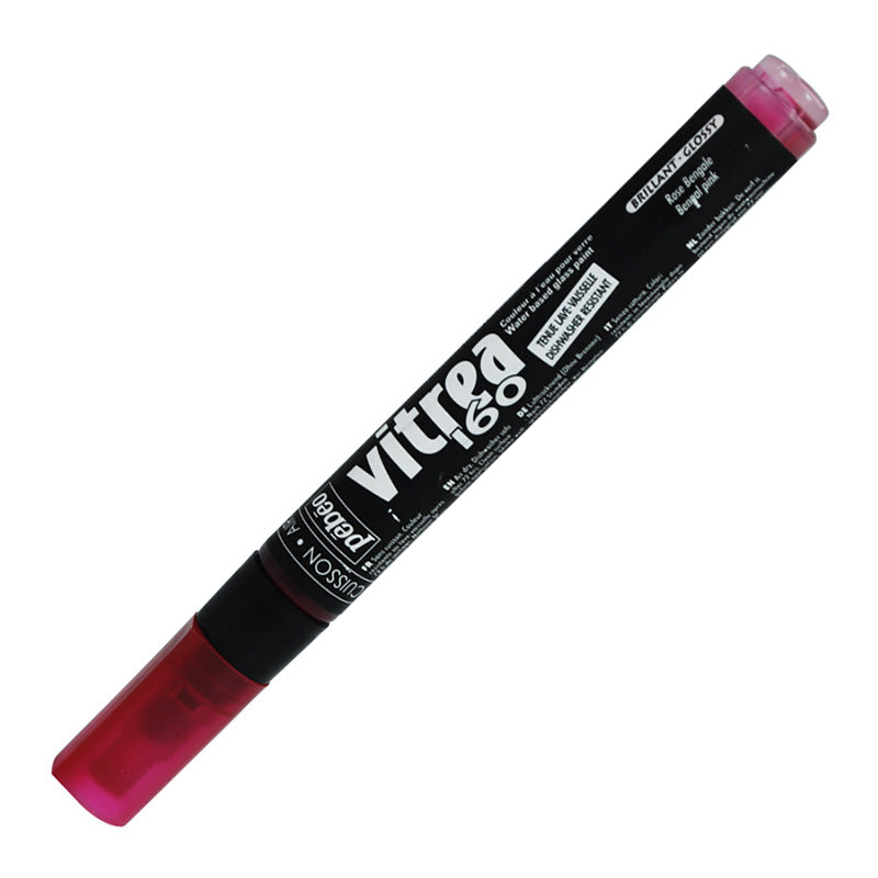 PEBEO Vitrea 160 Gloss Marker 1.2mm Pink Marker