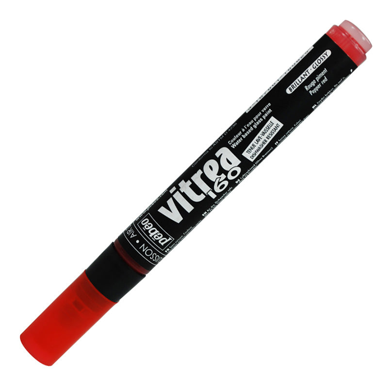 PEBEO Vitrea 160 Gloss Marker 1.2mm Pepper Red