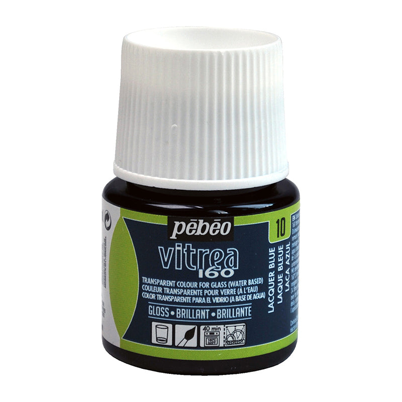 PEBEO Vitrea 160 Gloss 45ml Lacquer Blue
