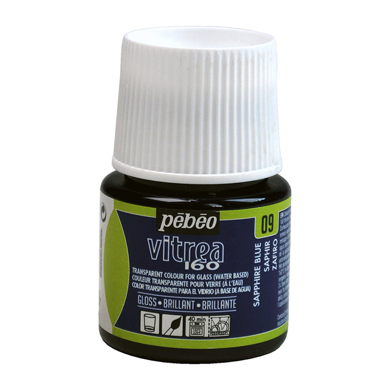 PEBEO Vitrea 160 Gloss 45ml Sapphire Blue