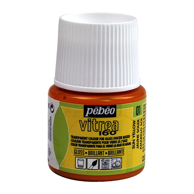 PEBEO Vitrea 160 Gloss 45ml Sun Yellow