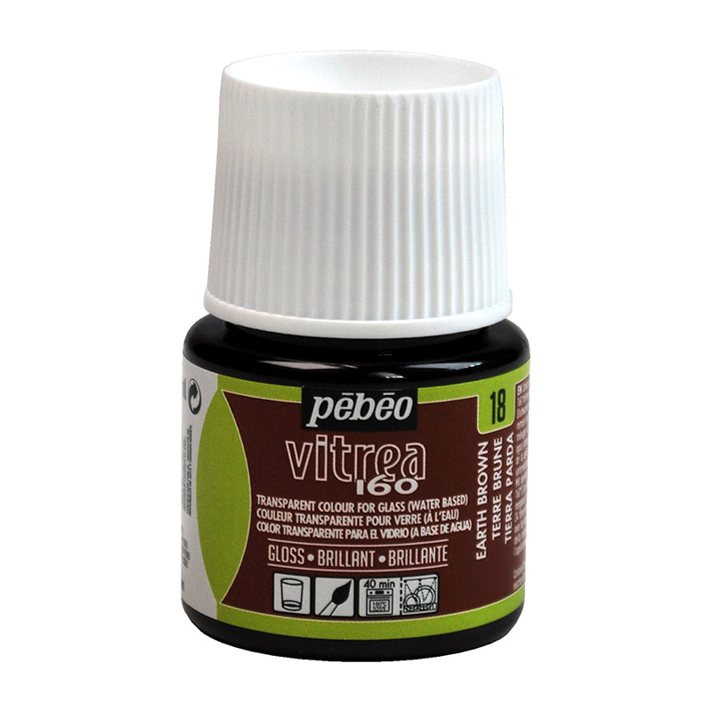 PEBEO Vitrea 160 Gloss 45ml Earth Brown