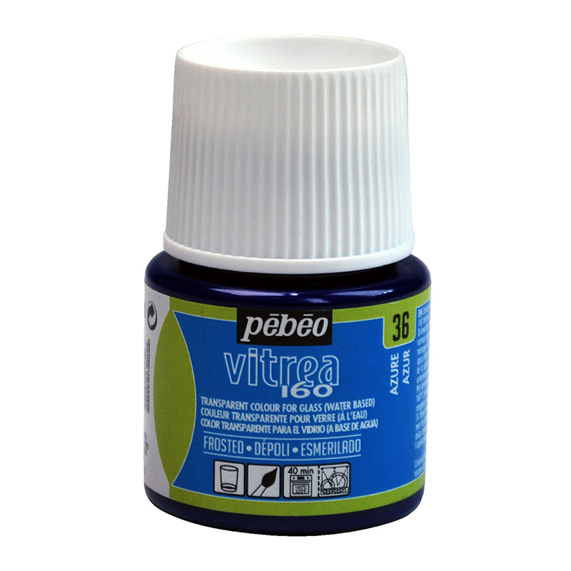 PEBEO Vitrea 160 Frosted 45ml Azure