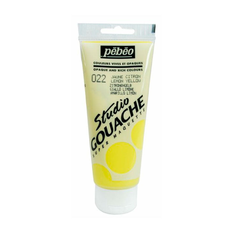 PEBEO Studio Gouache 100ml Lemon Yellow