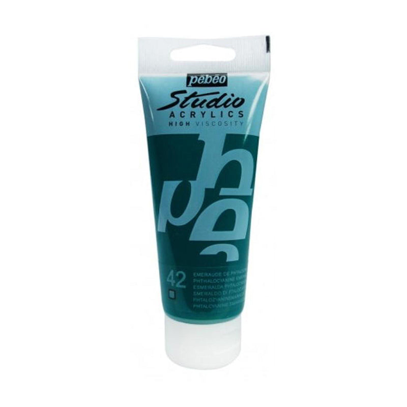 PEBEO Studio Acrylics High Viscosity 100ml Phthalocyanine Green