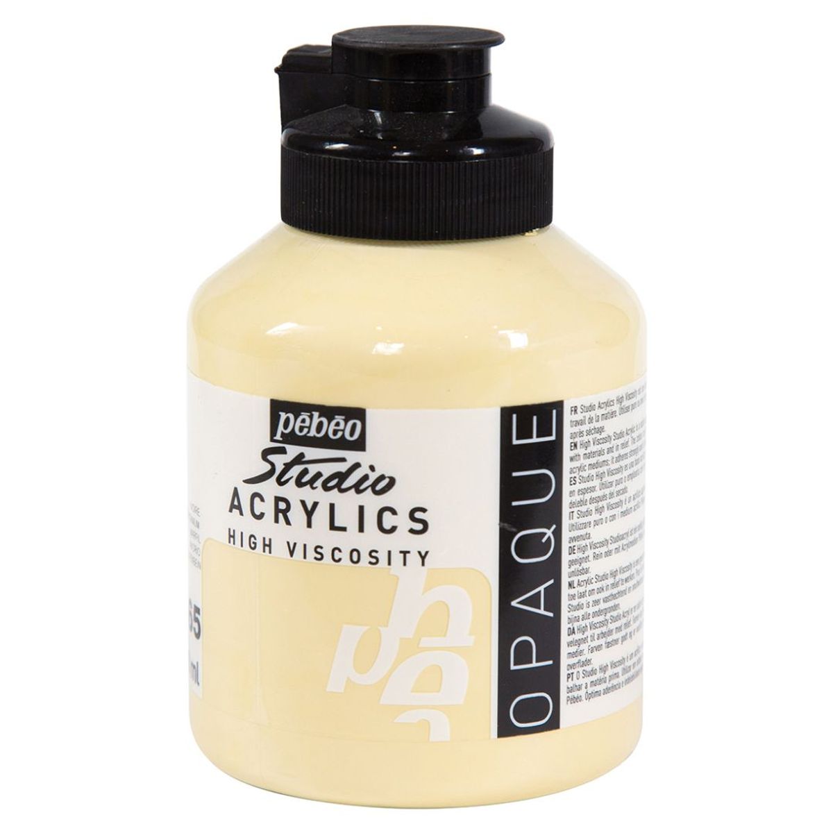 PEBEO Studio Acrylics High Viscosity 500ml Ivory