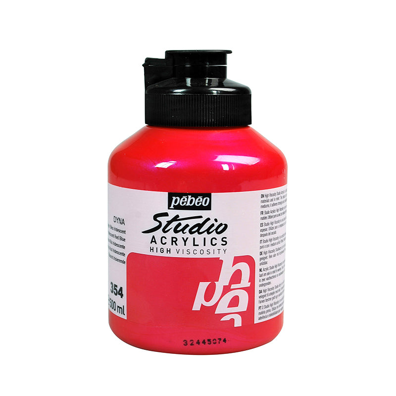 PEBEO Studio Acrylics HV 500ml DYNA Irid Red-Blue