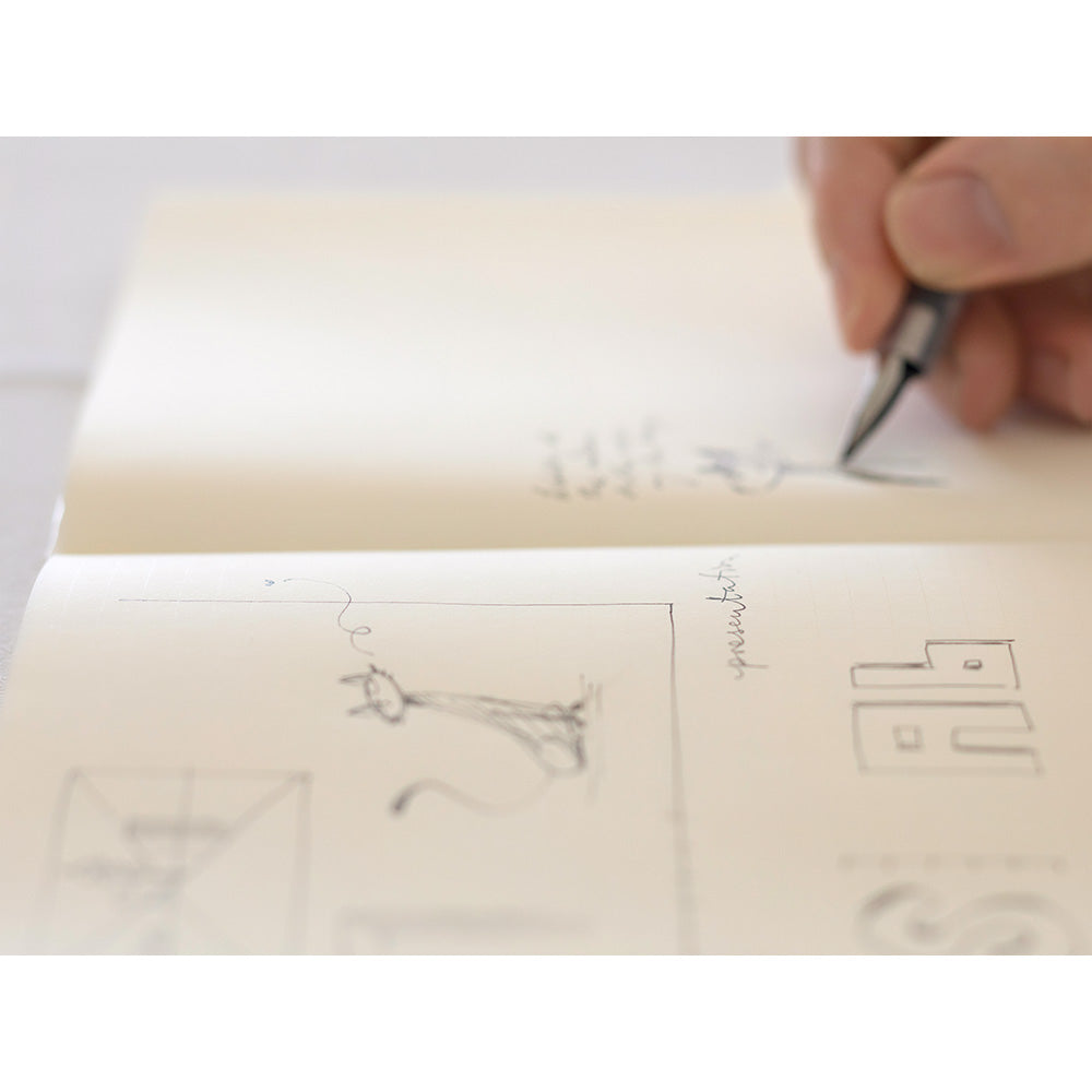 MIDORI MD Notebook A5 10th Anniv White Grid