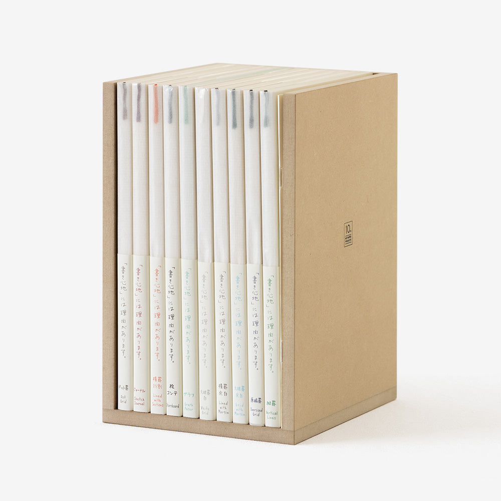 MIDORI MD Notebook A5 10th Anni Notebook Set+Shelf