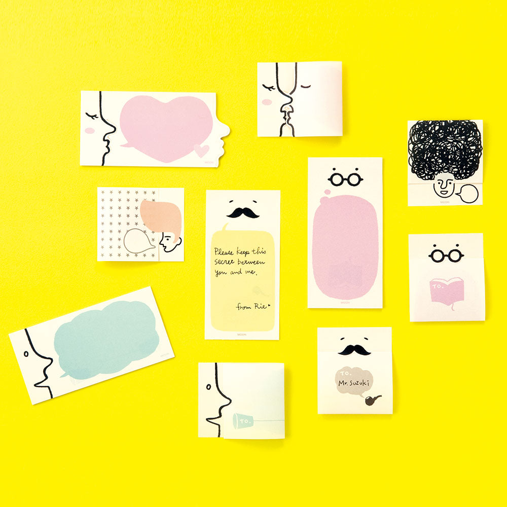 MIDORI Sticky Memo Secret Mustache