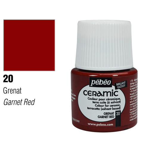 PEBEO Ceramic 45ml Garnet Red