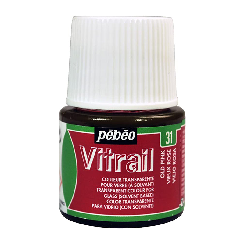 PEBEO Vitrail Transparent 45ml Old Pink