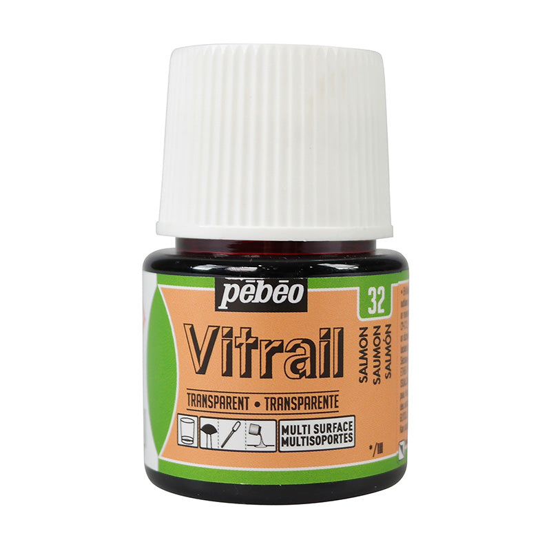 PEBEO Vitrail Transparent 45ml Salmon