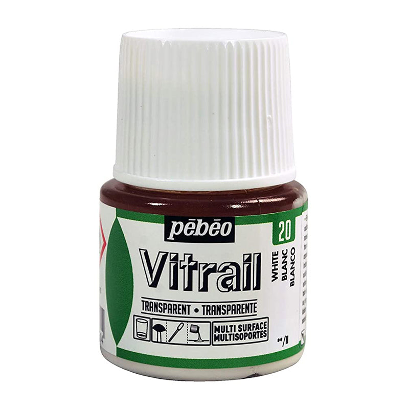 PEBEO Vitrail Transparent 45ml White