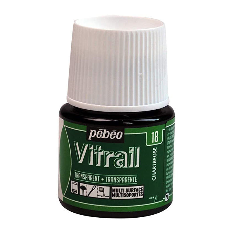 PEBEO Vitrail Transparent 45ml Chartreuse