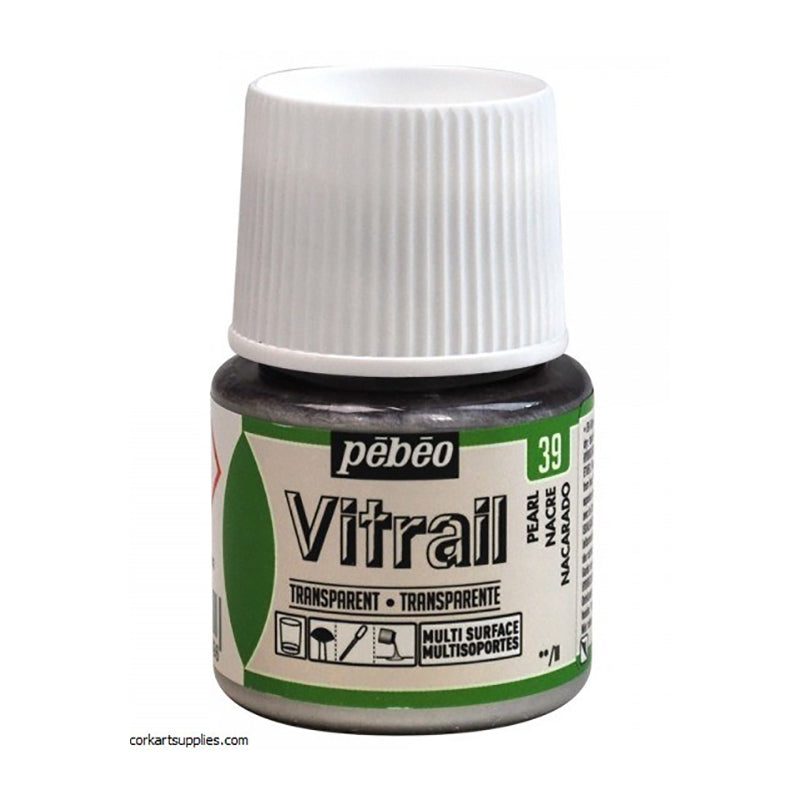 PEBEO Vitrail Transparent 45ml Pearl