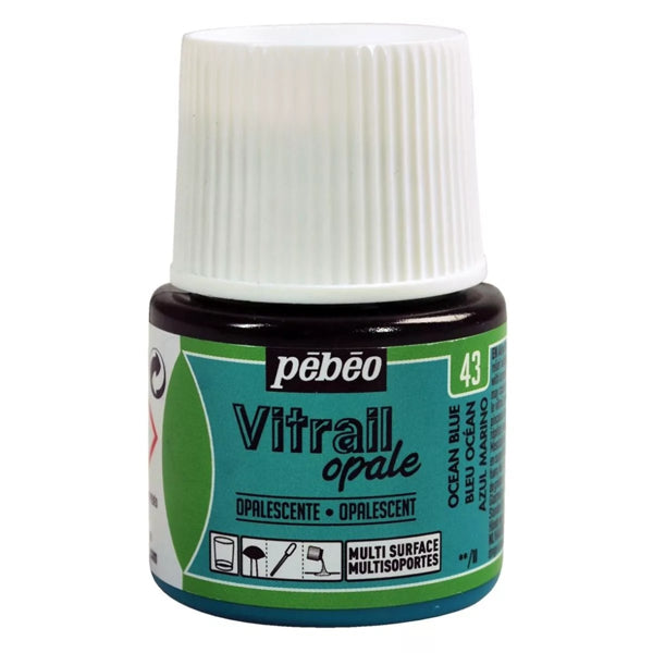 PEBEO Vitrail Opaque 45ml Ocean Blue