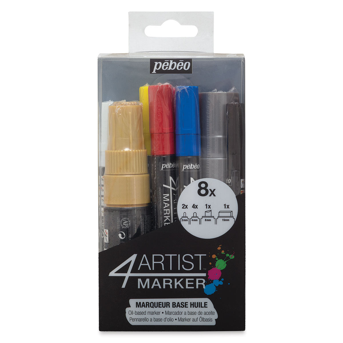 PEBEO 4Artist Marker Assorted Colours Set of 8