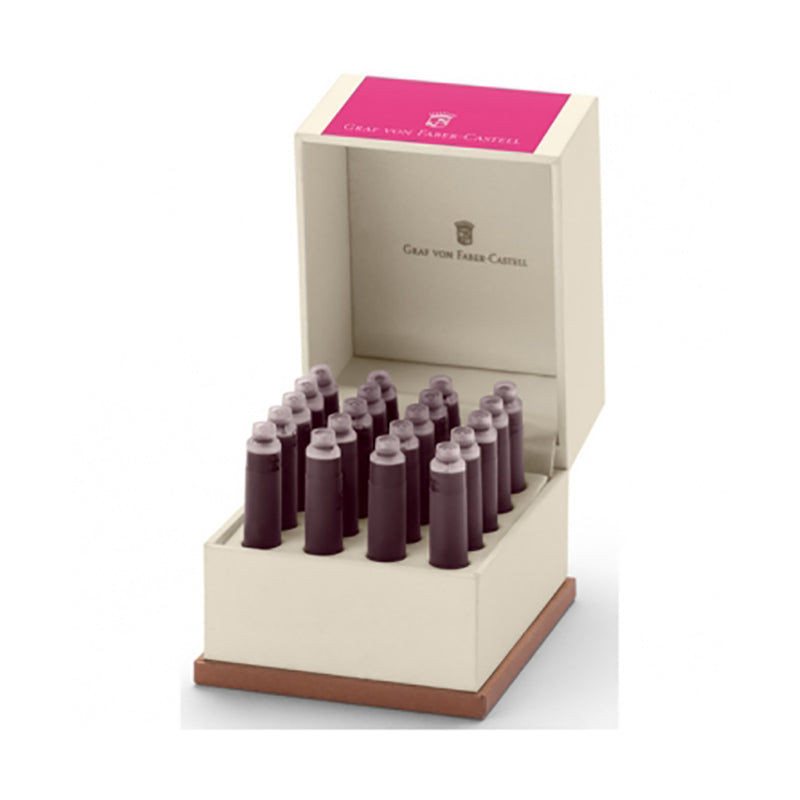 GRAF VON FABER CASTELL Ink Cartridges 20s Electric Pink