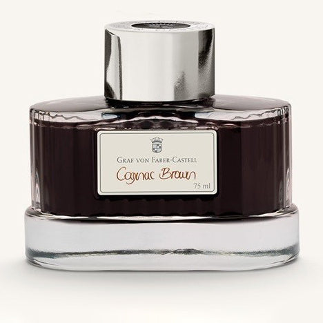 GRAF VON FABER CASTELL Ink Bottle 75ml Cognac