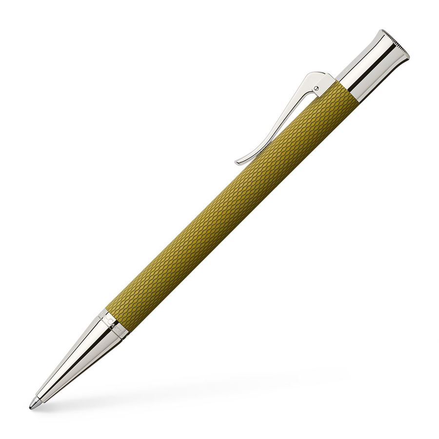 GRAF VON FABER CASTELL Guilloche Olive Green Ball Pen