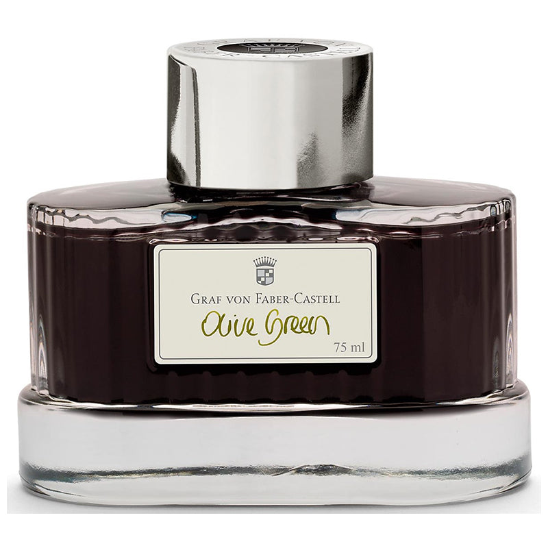 GRAF VON FABER CASTELL Ink Bottle 75ml Olive Green