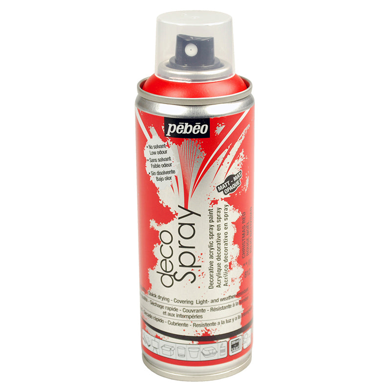 PEBEO decoSpray 200ml Chrismas Red