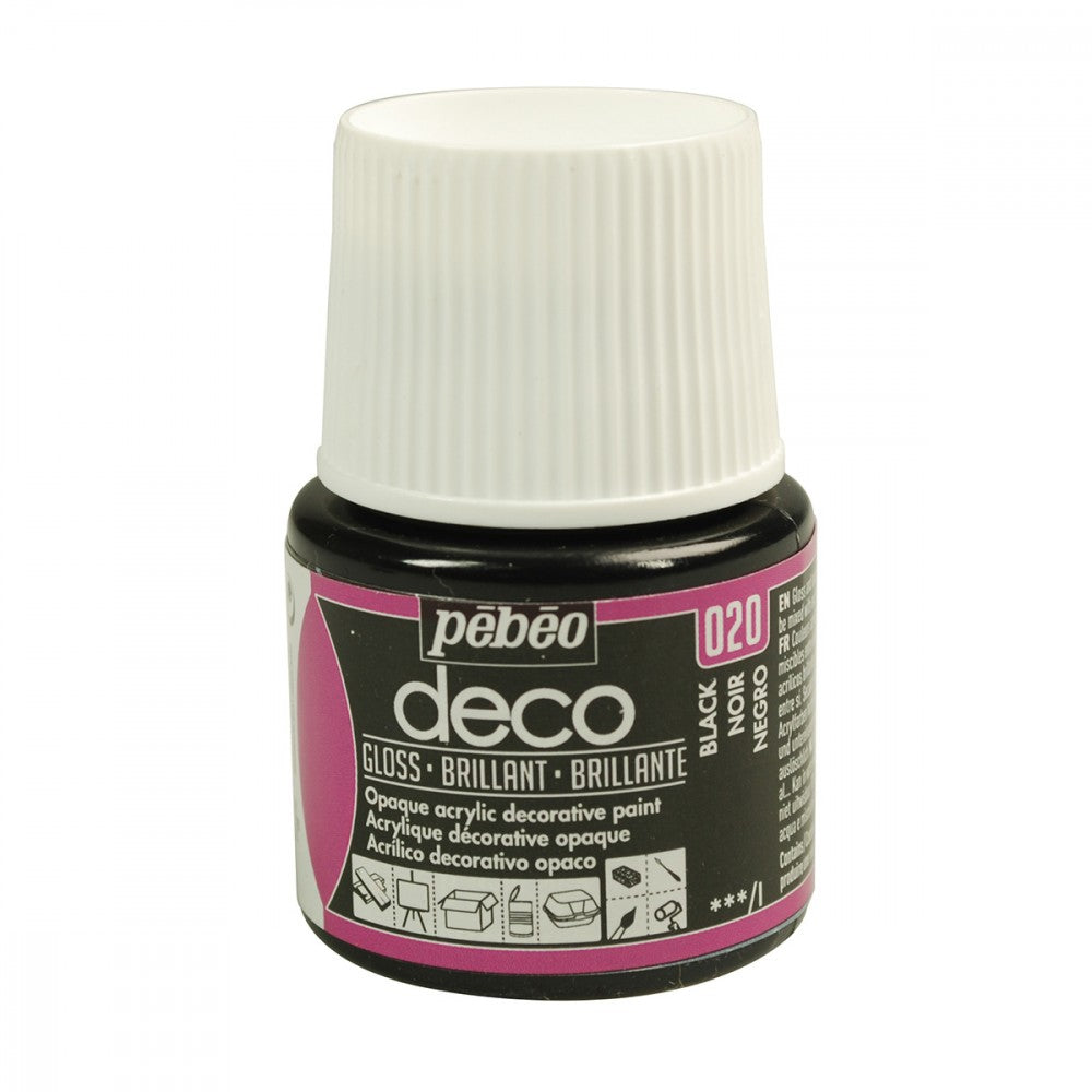 PEBEO deco Brilliant 45ml Deep Black