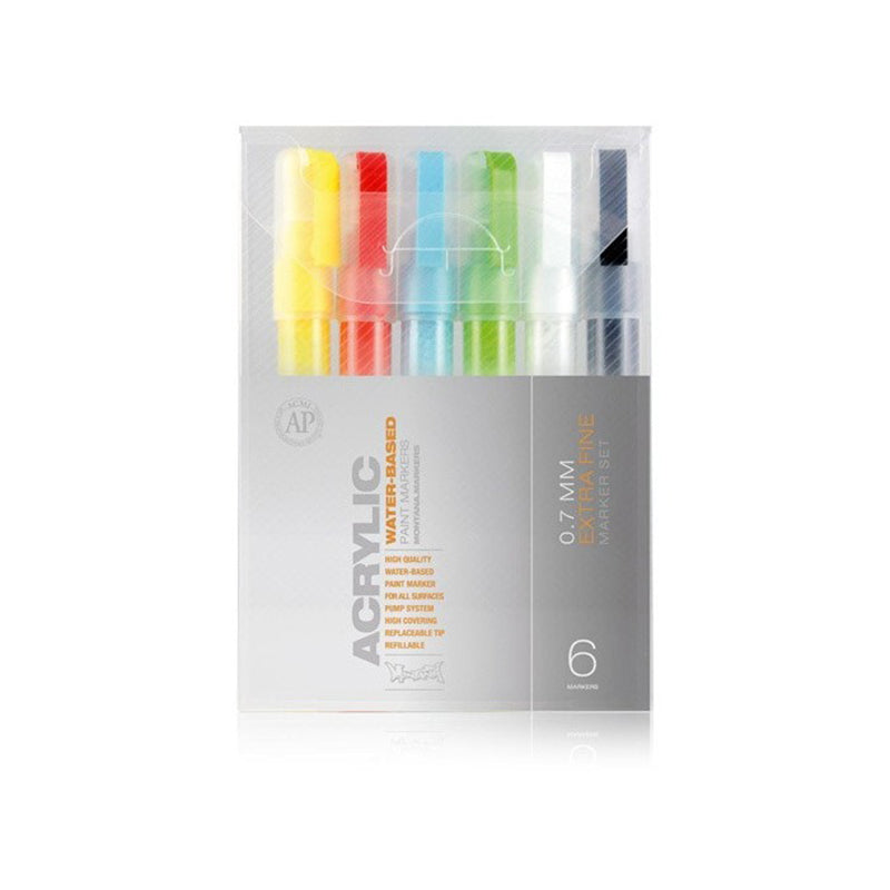 MONTANA Acrylic Marker Set-Basic 0.7mm 6s