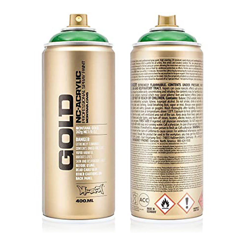 MONTANA Gold 400ml T6070 Transparent Smaragd Green