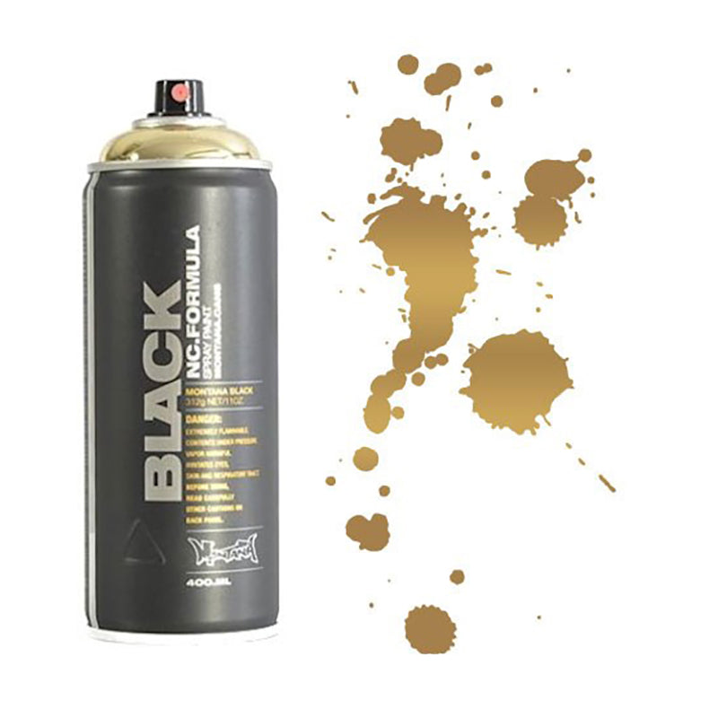 MONTANA Black 400ml Goldchrome