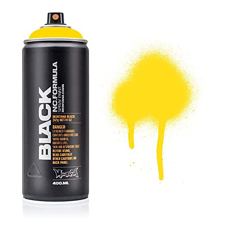 MONTANA Black 400ml P1000 Power Yellow