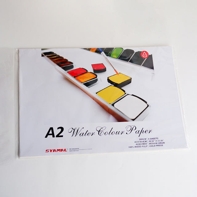 SYAMAL Watercolour Paper A2 300g 6s SMOOTH