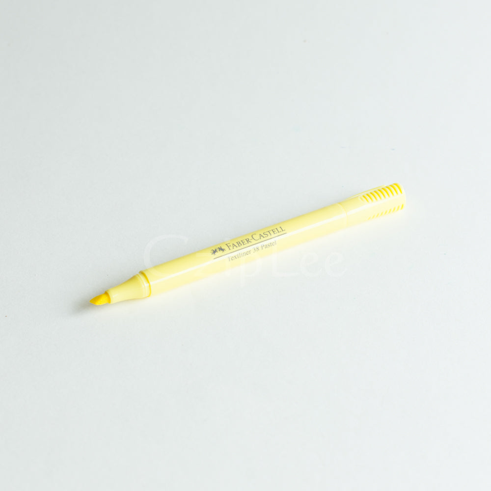 FABER-CASTELL Textliner 38 Pastel 158110 Lemon 1s Default Title