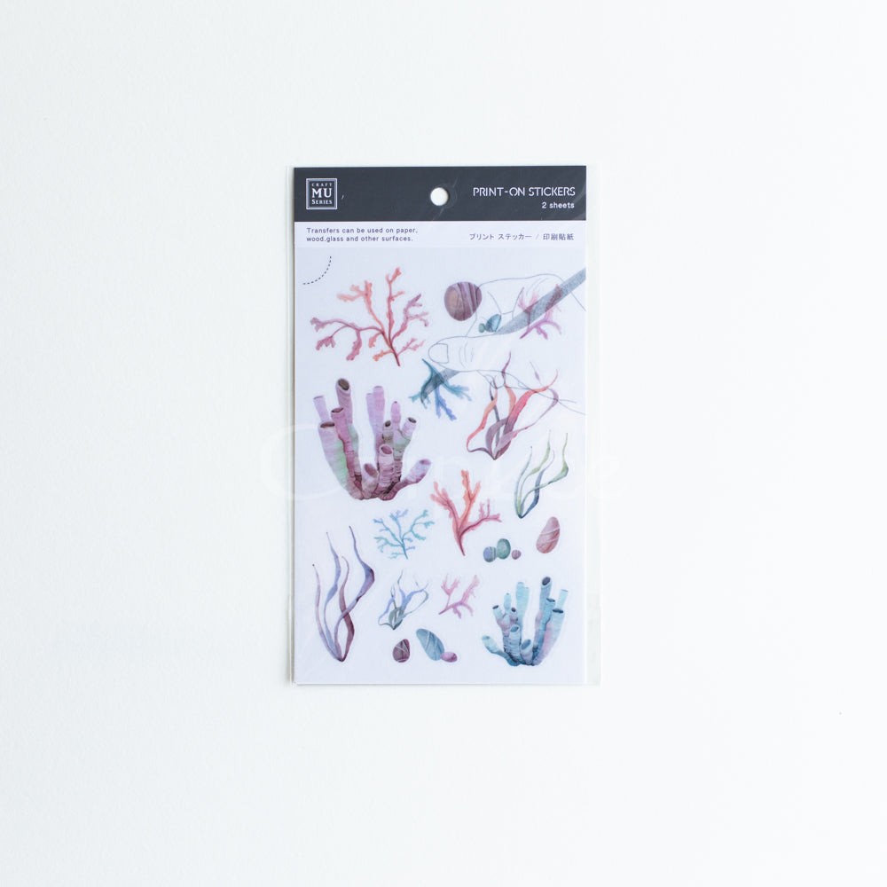 MU Print-On Sticker 2s 024-Under The Sea